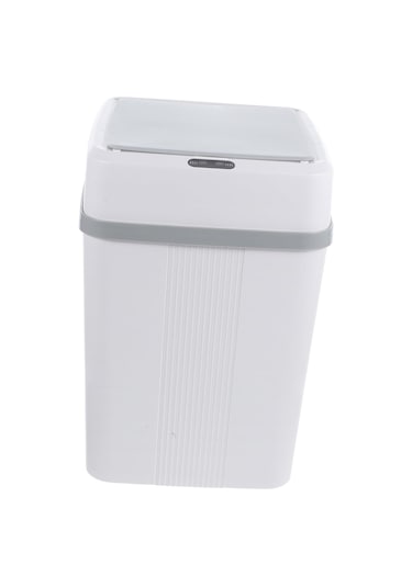 Qianfan Akıllı Çöp Tenekesi Otomatik Sensör Ev Yatak Odası Süt Beyazı