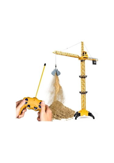 Dev Boy Uzaktan Kumandalı Oyuncak Kule Vinç 128 Cm