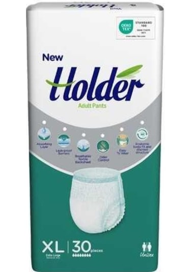 Holder Emici Külot Yetişkin Hasta Bezi Büyük Boy XL 2 x 30'lu