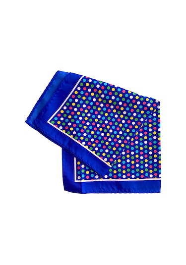 Omark Cotton İpek Mendil No6 Mavi