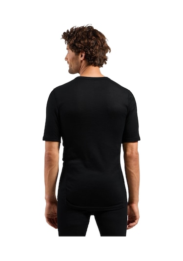 Odlo Actıve Warm Bl Top Crew Neck S/s 6000 Siyah