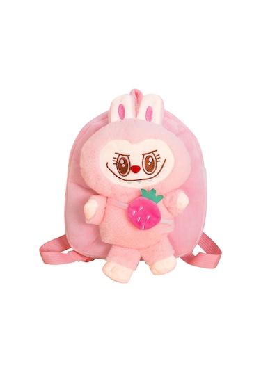 Labubu Sırt Çantası Okul Çantası Karikatür Sırt Çantası Karikatür Okul Çantası Pembe