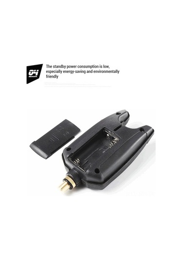 Artfulabode Yeşil Uyarıları Led Isırma Isırma Göstergesi Elektronik Balık Balık Balık Avı Alarmı Abs Ei Yeşil