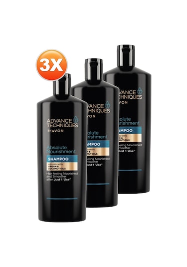 Avon Argan ve Hindistan Cevizi Yağı İçeren Besleyici Şampuan 3 x 700 ML