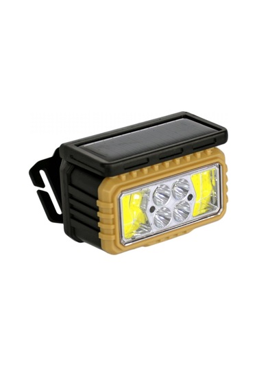 Lambada Kafa Lambası Güneş Enerjili Çakarlı Şarjlı 4 Led + 2 Cob 10w Br4456035