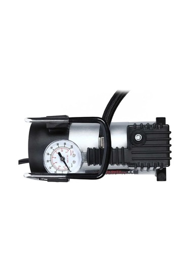 Metal Gövdeli Gri Mini Oto Araç Hava Kompresörü 12v