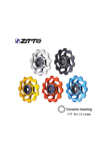 Dianziye Ztto Titan Renkli Alüminyum Bisiklet Arka Vites Güdüm Tekerleği 11t Seramik Balata Düşük Sürtünme Mtb Yüksek Performans