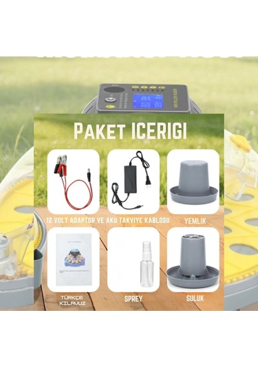 Evonest Evo-ufo-48 48 Yumurtalık Ufo Model Tam Otomatik Kuluçka Makinesi