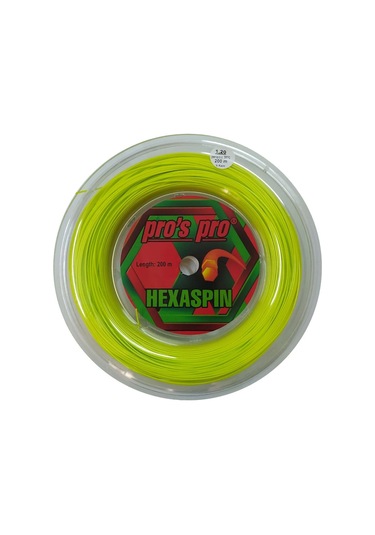 Pros Pro Hexaspin 1,20 Mm. Raket Kordajı 200 Metre Lime