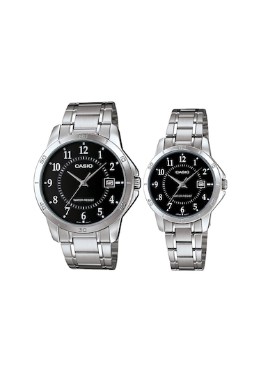 Casio Mtp-ltp-v004d-1budf Çift Kol Saati Kadın-erkek Metalik