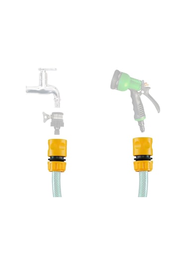 Eltu K325 Auto-stop Hortum Bağlantı Adaptörü 1/2"