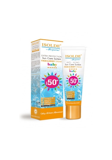 Zigavus Isolde SPF50+ Koruyucu Bebek Güneş Kremi 100 ML