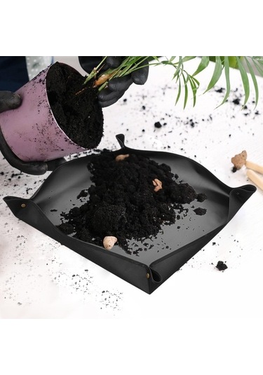 Pazly Taşınabilir Suntek Saksı Matı Koruma Bitki 50x50cm Siyah Gw