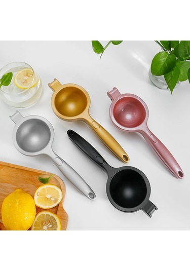 Alüminyum Alaşımlı Ev Meyve Limon Manuel Sıkacağı Narenciye Gold