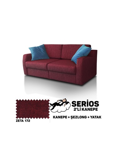 Serios Şezlonglu Yataklı Kanepe - Zeta 172