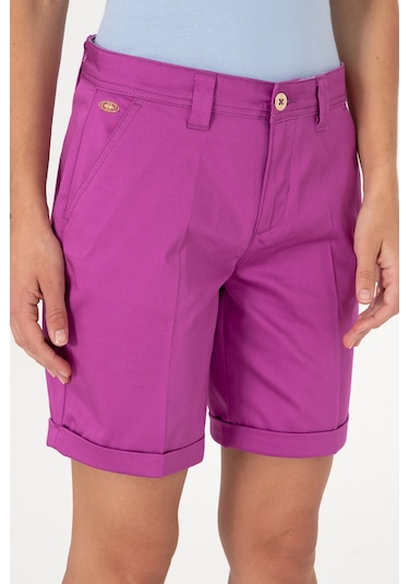 U.s. Polo Assn. Kadın Menekşe Şort / Bermuda 50299160-vr037 Menekse