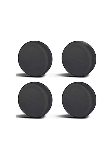 4adet 101-106cmx40cm Tekerlekli Araba Suv Lastik Kapağı Oxford Kumaş Kol Çantası - Siyah