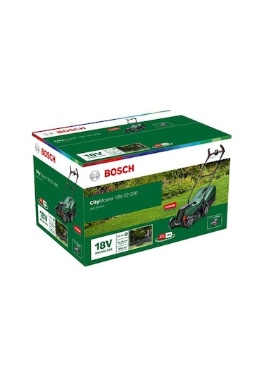 Bosch CityMower 18V 32-300 Akülü Çim Biçme Makinesi
