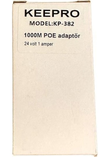 24 Volt Poe Adaptör 24 Volt Gigabit Poe Adaptör 1000m Poe Enjektör