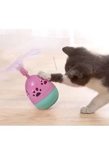 Petürkiye Kedi Oyuncağı Zilli Tüylü Hacıyatmaz