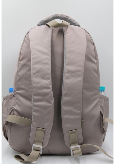 GirayCollection Özel Su İtici Kumaş Okul Sırt Çantası 34600 Vizon