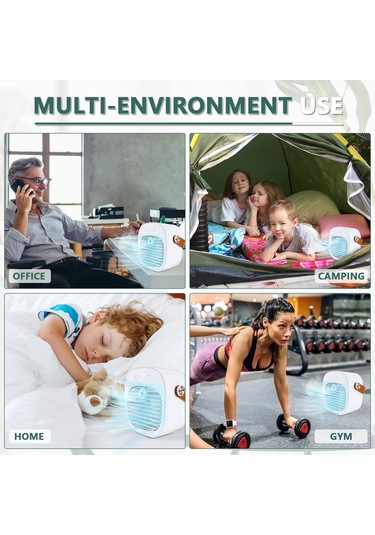 Jialan Küçük Taşınabilir Ac, Mini Klima Kişisel Evaporatif Hava