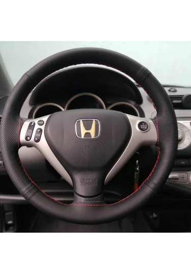 Honda Jazz Çift Desen Deri Direksiyon Kılıfı