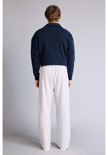 Defacto Baggy Fıt Sweatshirt Kumaşı Alt G9752ax26spgr100 Gri-gr100 Defacto Baggy Fıt Sweatshirt Kumaşı Alt G9752ax26spgr100 Gri-gr100