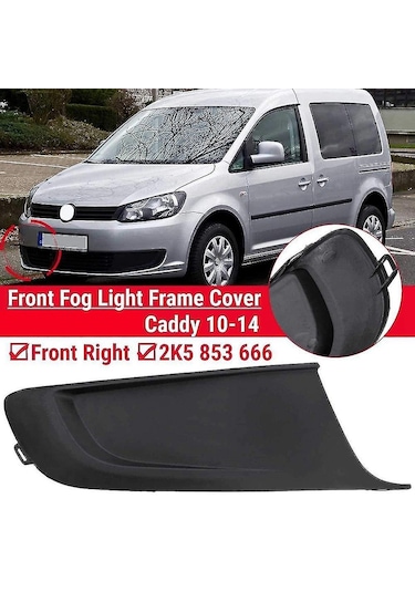 Caddy Mk Iii Touran İçin Araba Ön Sağ Tampon Sis Farı Izgarası Kapağı