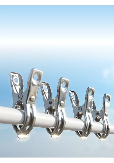 A Seller Çamaşır Mandalları 20 Adet, Metal 185446475 Krom