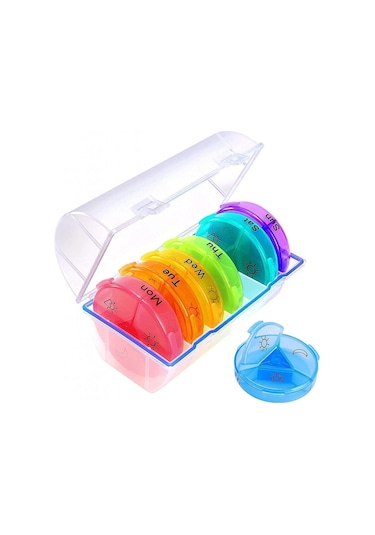 Suntek Haftalık Hap Düzenleyici 7 Gün Günde 3 Kez Hap Diğer