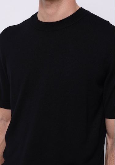 Colins Regular Fit Erkek Siyah Kazak Cl1076168 Q1.v1 Blk Siyah