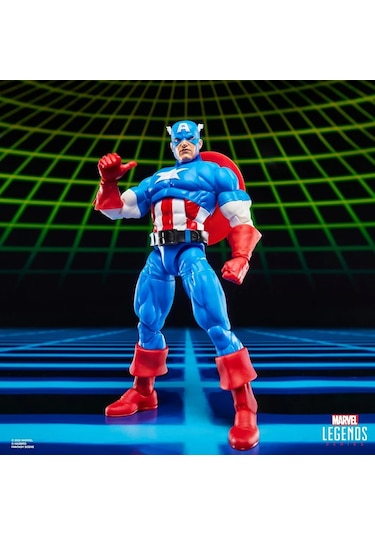 Hasbro Marvel Legends Gamerverse Captain America Vs Venom Retro Video Game İkili Aksiyon Figür Seti