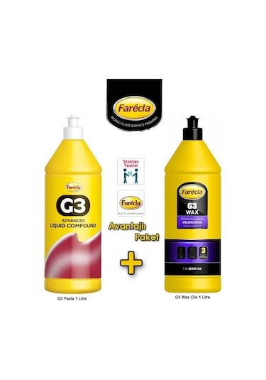 Farecla G3 Pasta 1 L G3 Wax Cila 1 L Set