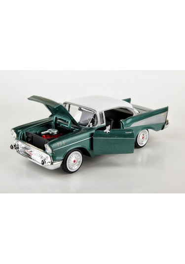 Motormax 1957 Chevrolet Belair 1 24 Ölçek Diecast Model Araba