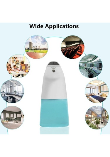 Dancemonkey Usb Şarjlı Kızılötesi Köpük Sabunluk, 250ml, Dokunmatiksiz, Çok Renkli Çok Renkli