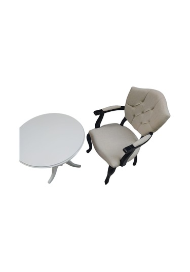 Bengimobilya Sandalye Berjer Model Kayın Aslan Baba Ayak Fiskos Parlak Siyah R (499334003)