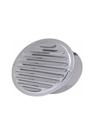 Lemestar 200mm Paslanmaz Çelik Düz Rüzgar Tüyü - Kalın Kenarli Mutfak/banyo Duvarı Yağmur Geçirmez Havalandırma Sızıntı Çıkışı