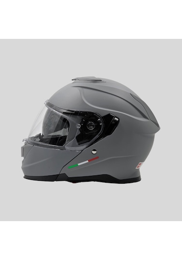 Arwic AR935 Mat Çene Açılır Ece-R 22.06 Motosiklet Kaskı Gri