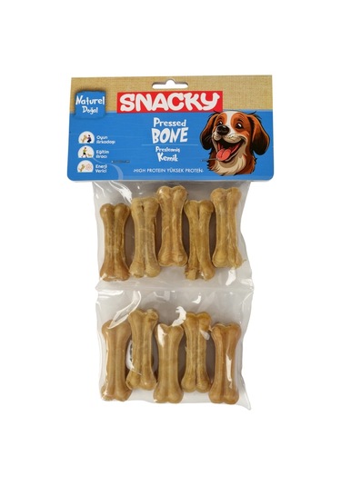 Snacky Nat Köpek Çiğneme Kemiği 5cm 10lu 110grc