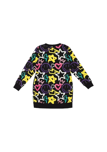 Denokids Mshb&g Street Style Kız Çocuk Elbise Çok Renkli