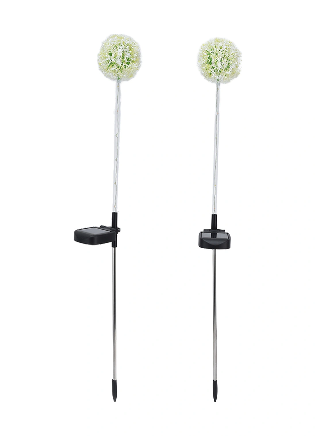 Vkemall Güneş Enerjili 6 Led Papatya Bahçe Lambası, Dışarıda Renk Değiştiren, Simülasyon Çim Meydan Lambası, İç Pili İle, 2 Adet Seti