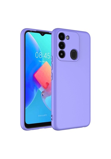 Tecno Spark 8c Kılıf Zore Mara Lansman Kapak Lila