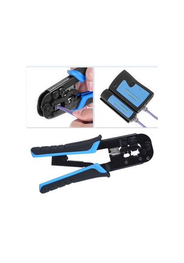 Yifomall Rj45 Rj11 Çift Amaçlı Kablo Pensesi, 8p6p Konnektör Sıkma Ve Kesme Aleti