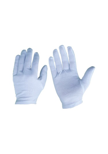 Beyaz Garson Bando Pandomim Gösteri Merasim Eldiveni Beyaz