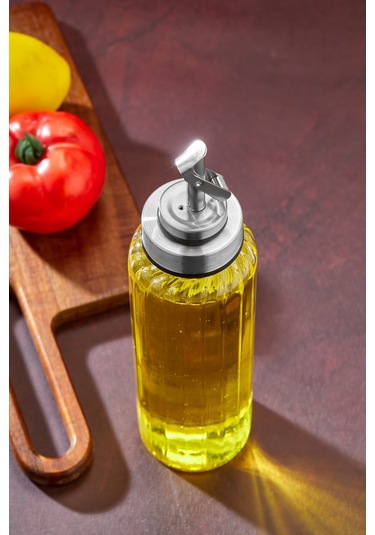 Cooker 510 Ml Borosilikat Cam Yağdanlık Şeffaf