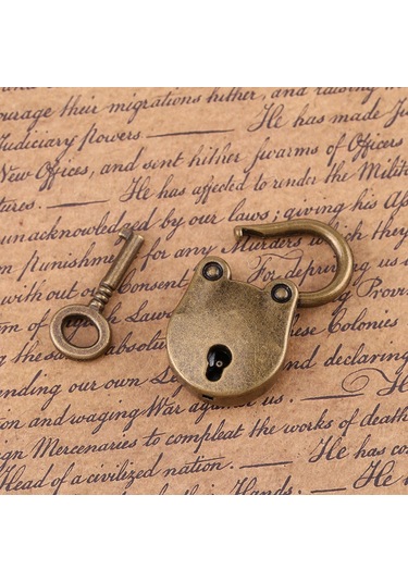 Konesam Klasik Züccaciye Ayna Kilitleri - Ayı Desenli 3'lü Set 3 Anahtar + 3 Kilit Yeşil Antik Bronz Rengi