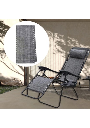 Suntek Şezlong Örtüsü, Sandalye Aksesuarları, Nefes Alabilen Gri