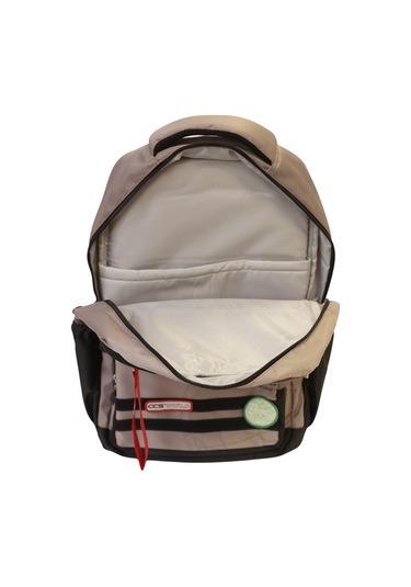 Ççs London 3 Gözlü Sırt Çantası Okul Çantası Spor Çanta Günlük Çanta 51680 Açık Kahve Desenli