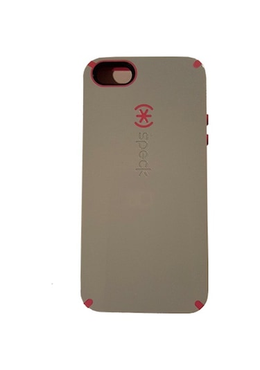 Speck Candyshell Apple Uyumlu iPhone Se/5s/5 İle Sert Kılıf Gri Pembe Spk-a1814